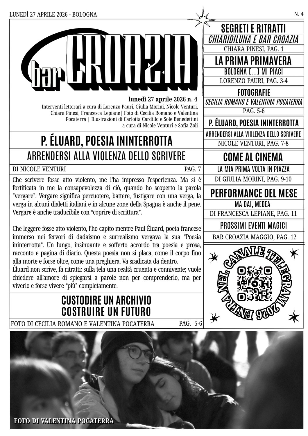 Copertina della fanzine n.4